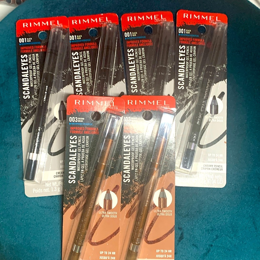 Rimmel Scandal Eyes Waterproof Gel Pencil Bundle